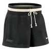 Nike Women's Phoenix Fleece College (spelman College) Mid-rise 4" Shorts In Black