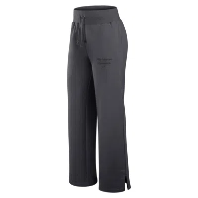 Nike Women's Phoenix Fleece Gymnastics Pants In Gray