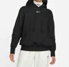 Nike Sportswear Phoenix Fleece Over-oversized Pullover Hoodie In Black