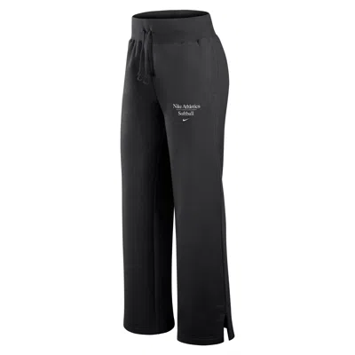 Nike Women's Phoenix Fleece Softball Pants In Black