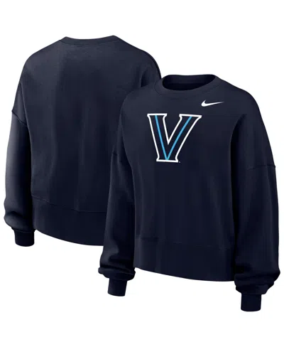 Nike Women's Phoenix Oversized Fleece Sweatshirt In Black
