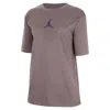 Nike Women's Phoenix Suns Courtside Statement Edition Jordan Nba T-shirt In Pink