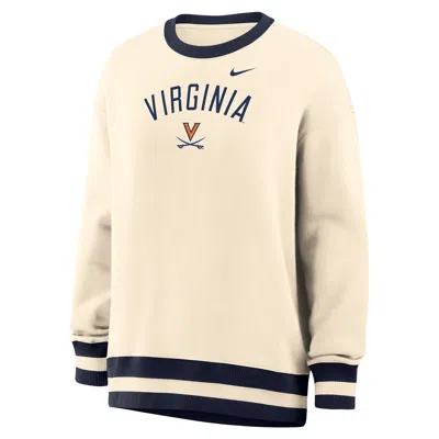 Nike Women's Phoenix (virginia) Oversized Crew-neck Sweatshirt In Multi