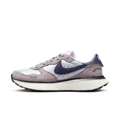 Nike Women's Phoenix Waffle Shoes In Football Grey/dark Raisin/lt Violet Ore