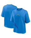 Nike Women's Powder Blue Los Angeles Chargers Boxy T-shirt In Powder Blue