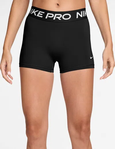 Nike Women's Pro 3" Biker Shorts In Black