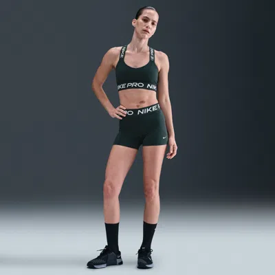 Nike Women's  Pro 3" Shorts In Green