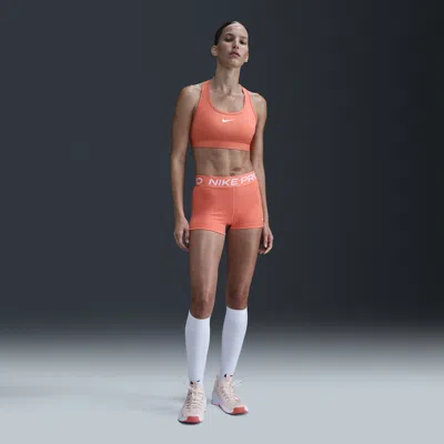 Nike Women's  Pro 3" Shorts In Pink