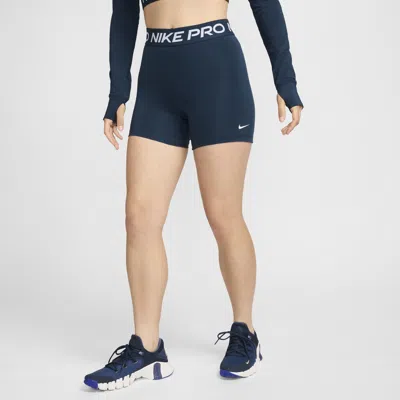 Nike Women's  Pro 365 5" Shorts In Blue