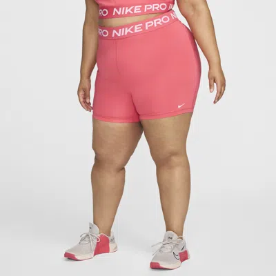Nike Women's  Pro 365 5" Shorts (plus Size) In Pink