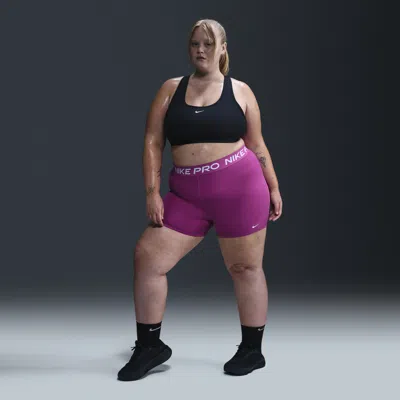 Nike Women's  Pro 365 5" Shorts (plus Size) In Purple