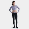 Nike Women's Pro 365 Dri-fit Cropped Long-sleeve T-shirt In Blue