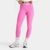 Nike Women's  Pro Mid-rise Mesh-paneled Leggings In Pink