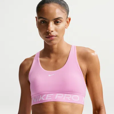 Nike Women's  Pro 365 Light-support Non-padded Sports Bra In Pink