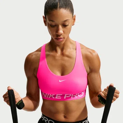Nike Womens Pro Dri-fit 365 Ls Bra In Pink