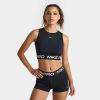 Nike Pro Dri-fit Cropped Tank Top In Black