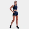 Nike Women's Pro Dri-fit Crop Tank Top In Blue