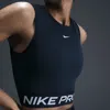 Nike Women's  Pro Dri-fit Cropped Tank Top In Blue