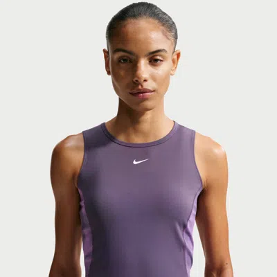 Nike Women's  Pro Dri-fit Tank Top In Purple