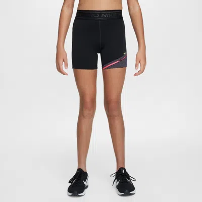 Nike Kids' Women's  Pro Girls' Dri-fit 3" Shorts In Black