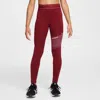 Nike Kids' Women's  Pro Girls' Dri-fit Mid-rise Leggings In Team Red