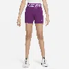 Nike Kids' Women's  Pro Girls' Dri-fit Shorts In Purple