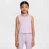 Nike Women's  Pro Girls' Dri-fit Tank Top In Purple