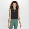 Nike Kids' Women's  Pro Girls' Dri-fit Training Tank Top In Black/ White