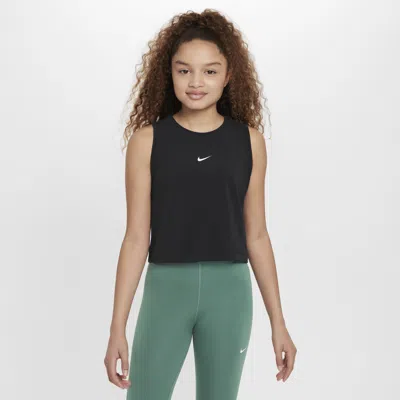 Nike Kids' Women's  Pro Girls' Dri-fit Training Tank Top In Black
