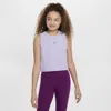 Nike Kids' Women's  Pro Girls' Dri-fit Training Tank Top In Purple