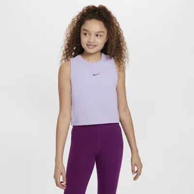 Nike Kids' Women's  Pro Girls' Dri-fit Training Tank Top In Purple