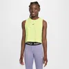 Nike Kids' Women's  Pro Girls' Dri-fit Training Tank Top In Yellow