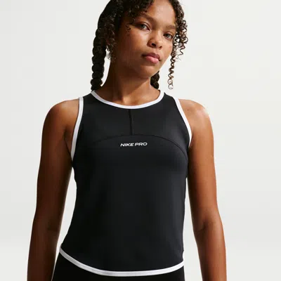 Nike Kids' Women's  Pro Girls' Dri-fit Tank Top In Black