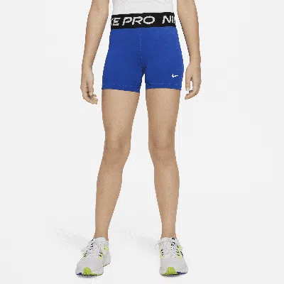 Nike Kids' Women's  Pro Girls' Shorts In Blue