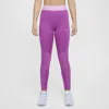 Nike Kids' Women's  Pro Girls' Therma-fit Mid-rise Leggings In Purple