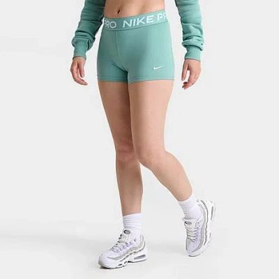 Nike Women's Pro Gym Shorts In Green