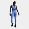 Nike Women's Pro Indy Plunge Sports Bra In Royal Pulse/persian Violet/white