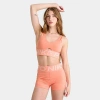 Nike Women's Pro Indy Plunge Sports Bra In Multi