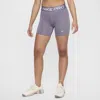 Nike Kids' Women's  Pro Leak Protection: Period Girls' Dri-fit Shorts In Purple