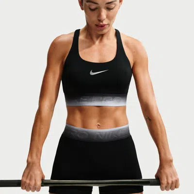 Nike Women's  Pro Light-support Non-padded Sports Bra In Black