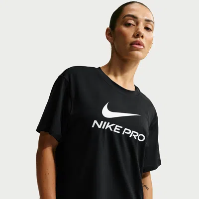 Nike Women's  Pro Loose T-shirt In Black