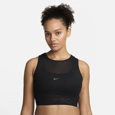 Nike Women's  Pro Mesh Tank Top In Black