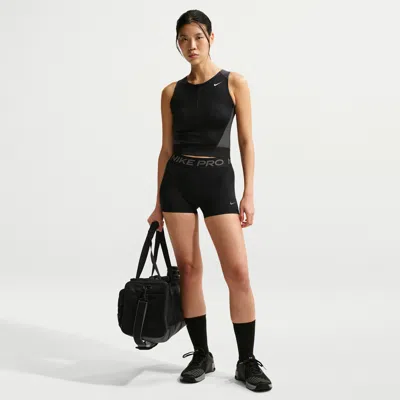 Nike Pro Sculpt Mid-rise Biker Shorts In Black