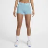 Nike Women's  Pro Mid-rise 3" Graphic Biker Shorts In Blue