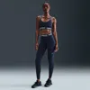 Nike Women's  Pro Mid-rise Mesh-paneled Leggings