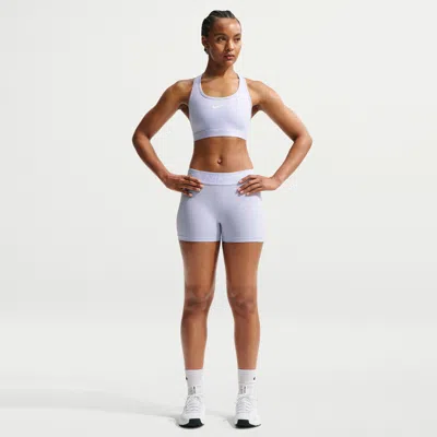 Nike Women's  Pro Mid-rise 3" Biker Shorts In Multi