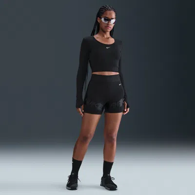 Nike Women's  Pro Sculpt Dri-fit High-waisted 5" Biker Shorts