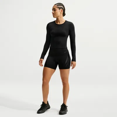 Nike Women's  Pro Sculpt Dri-fit High-waisted 5" Shorts In Black