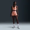 Nike Women's  Pro Sculpt High-waisted 3" Biker Shorts In Orange