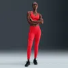 Nike Women's  Pro Sculpt High-waisted 7/8 Leggings In Red